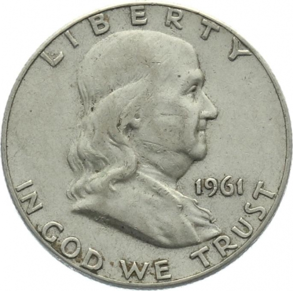 USA 1/2 Dollar 1961 o. Mzz. - Franklin